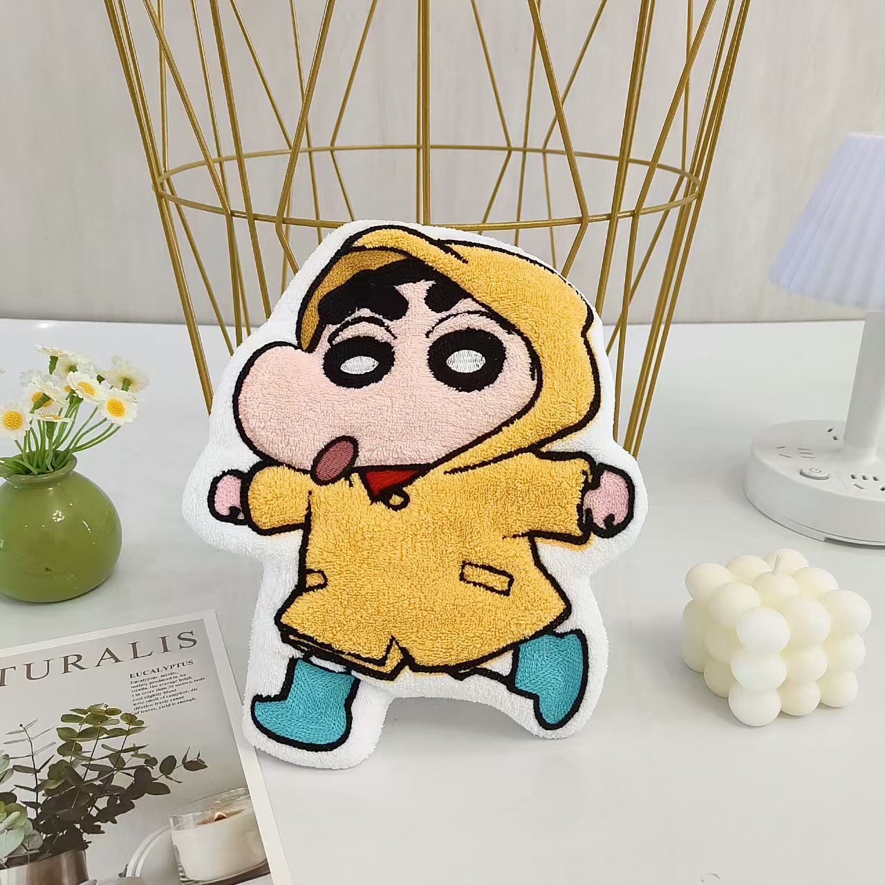 Kitchen Gadgets Aliexpress - Asciugamano da cucina Kawaii Crayon Shin-Chan