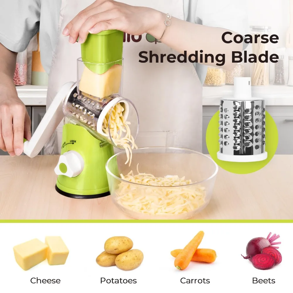 Kitchen Gadgets In China - Grattugia rotativa manuale per formaggio e