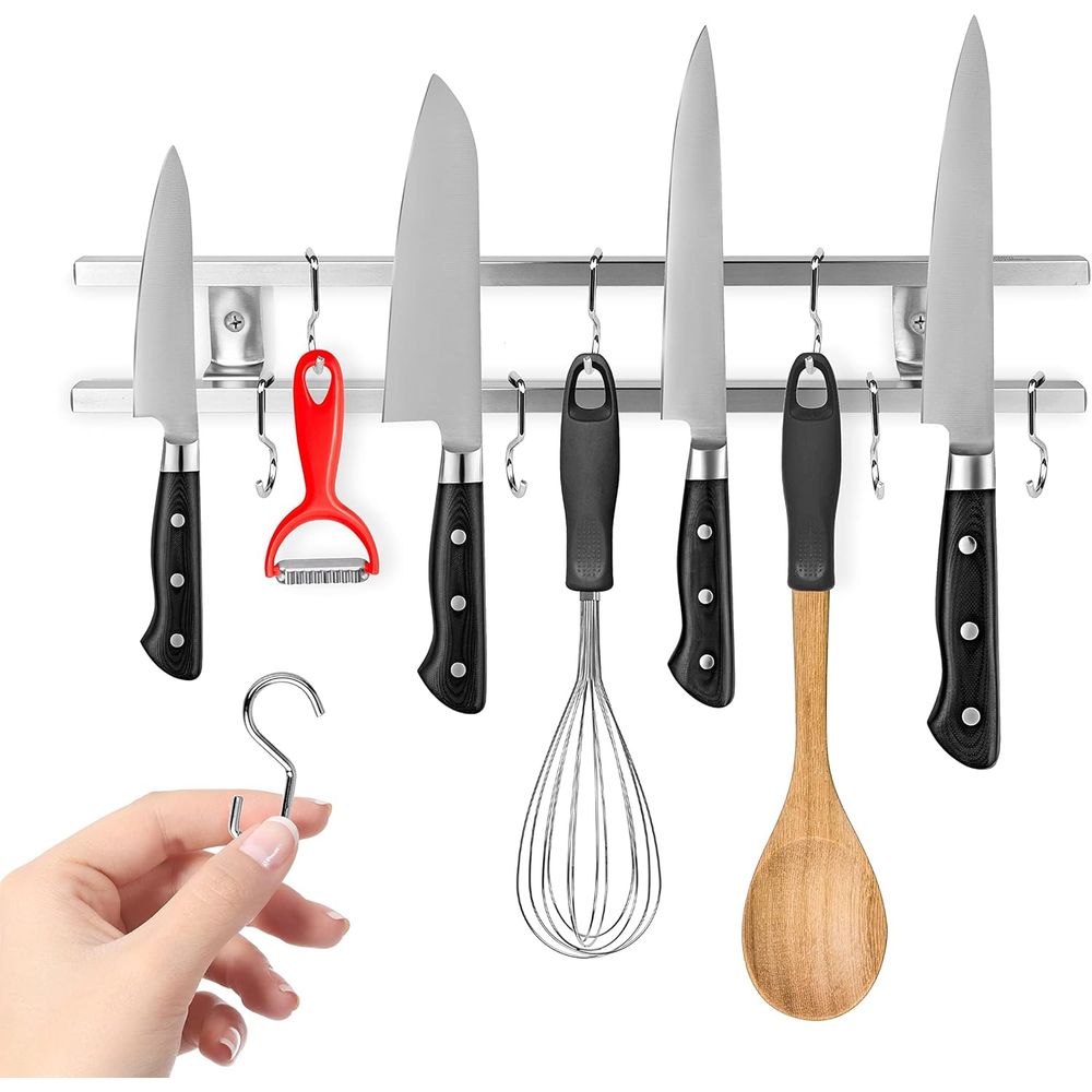 Magnetic Knife Strip - Portacoltelli Magnetico in Acciaio Inox da