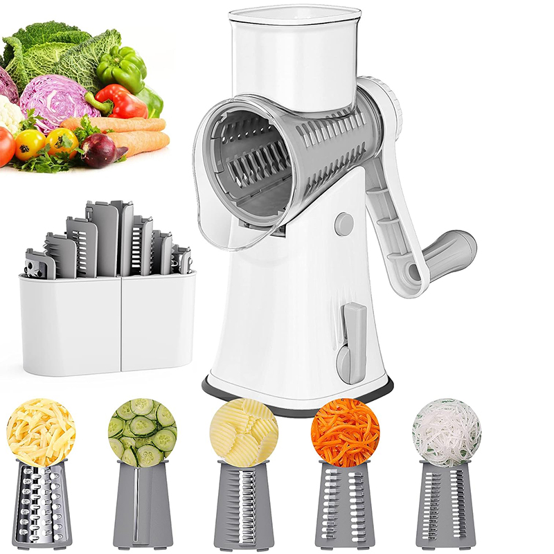 Mandoline Slicer - LMETJMA 5 in 1 Grattugia Rotante