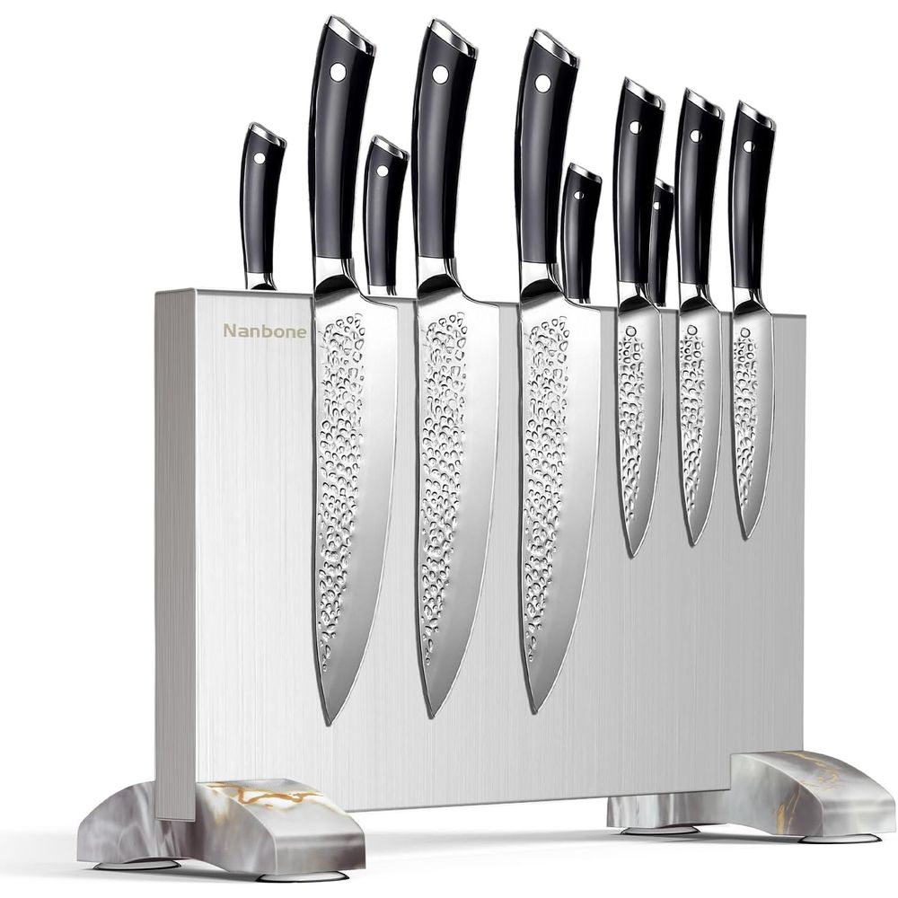 Magnetic Knife Strip - Supporto Magnetico per Coltelli Senza Fori,