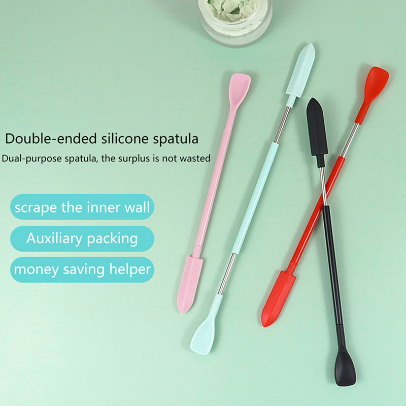 Silicone Spatula Set - 1 pz Silicone doppia testa raschietto