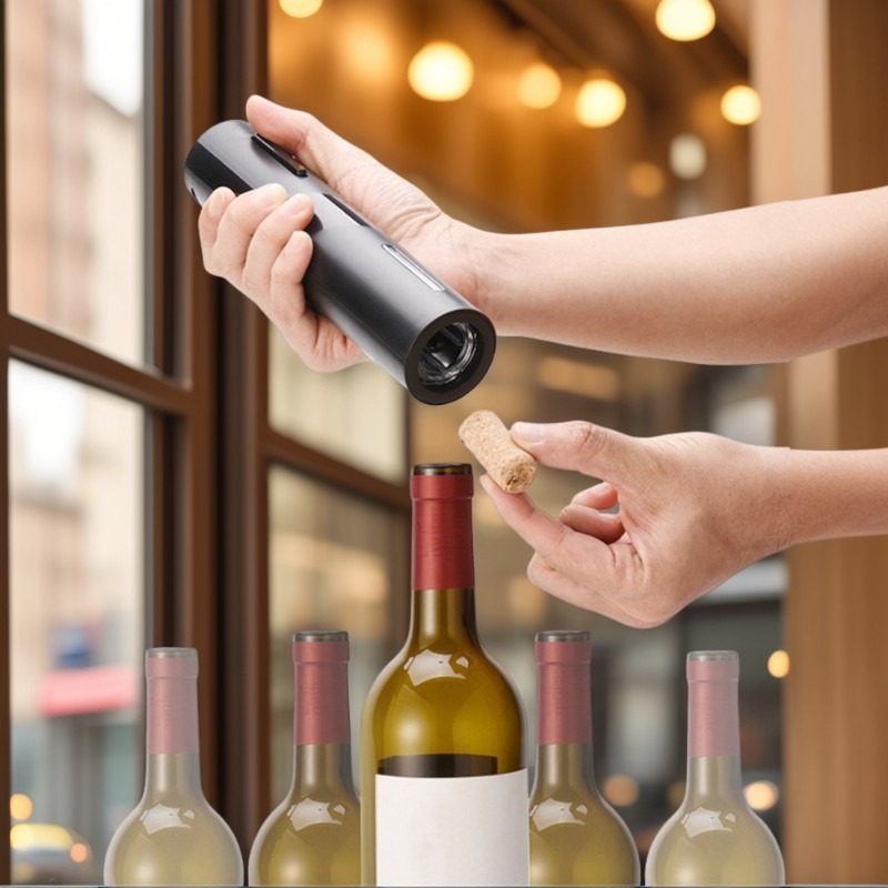 Kitchen Gadgets And Accessories - Apribottiglie Elettrico per Vino Rosso, Tagliacapsule