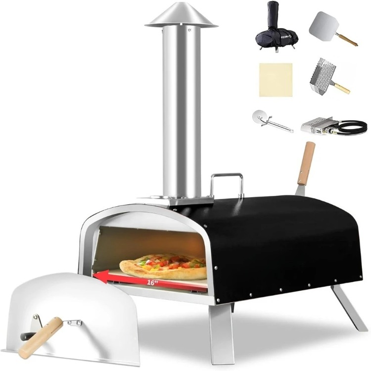 Pizza Stone Baking - Forno per Pizza da Esterno 16