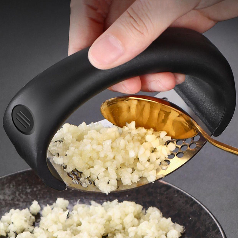 Manual Garlic Press - Tritatutto Manuale per Aglio e Zenzero,
