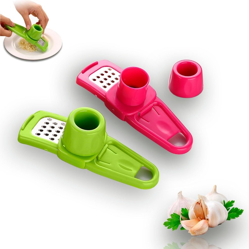 Manual Garlic Press - Tritatore d'Aglio Manuale, Utensile per Schiacciare