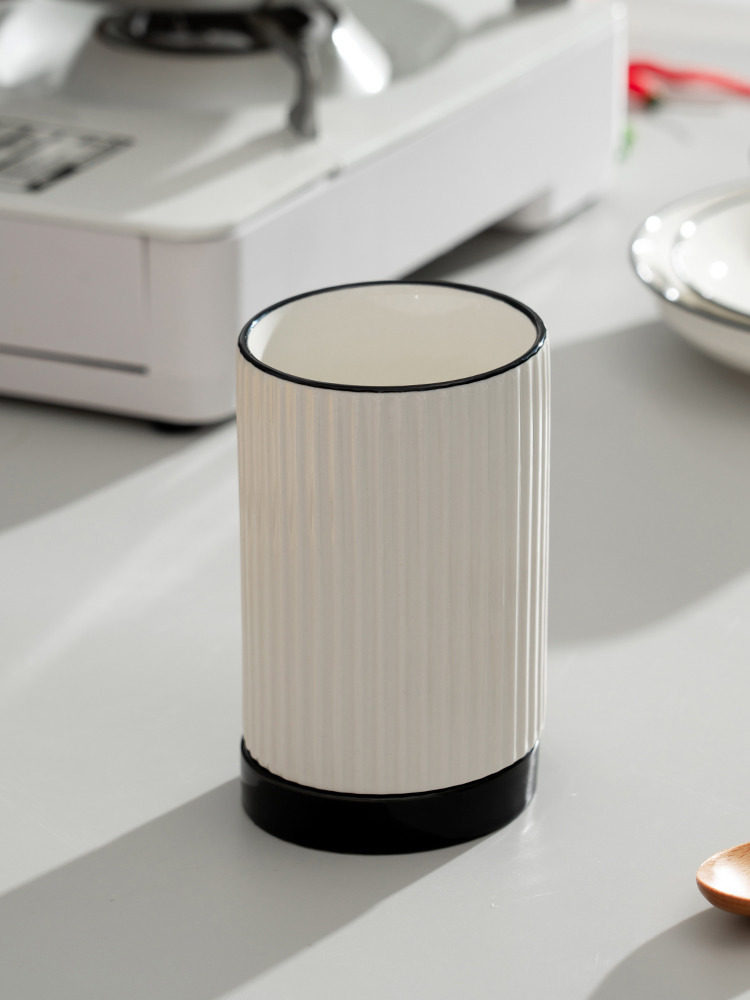 Kitchen Utensil Holder - Onlycook Porta Bacchette in Ceramica, Contenitore