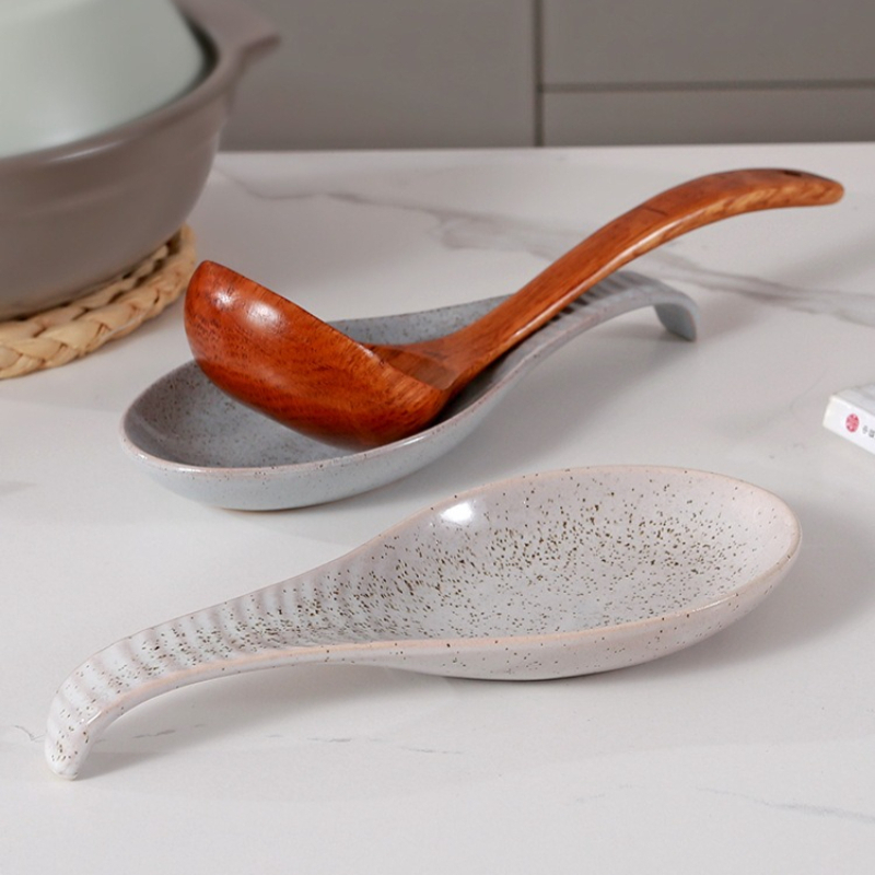 Kitchen Utensil Holder - Poggiacucchiaio in Ceramica per Piano Cottura,