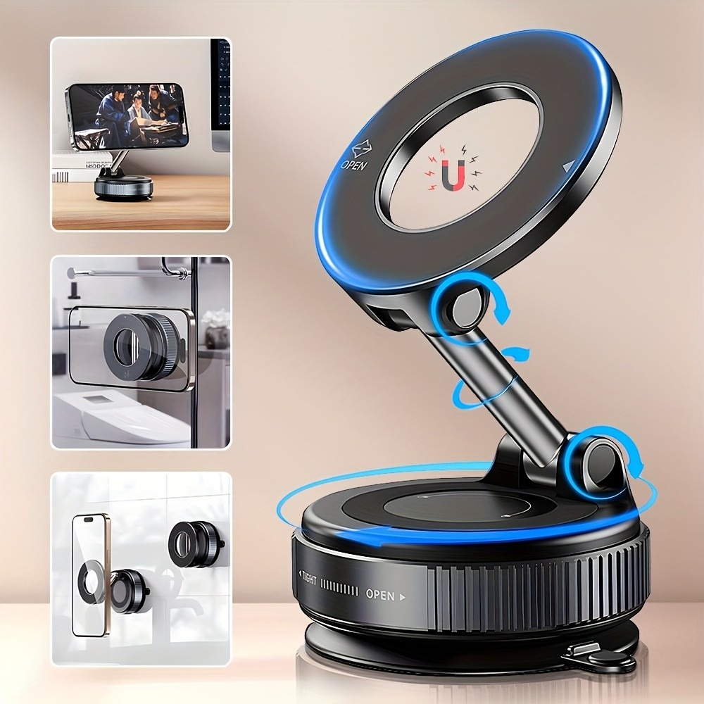 Kitchen Gadgets Recipes - Supporto Magnetico per Telefono con Ventosa,