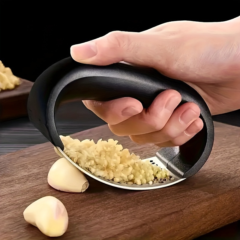 Manual Garlic Press - Spremiaglio Manuale in Acciaio Inossidabile, Tritatutto