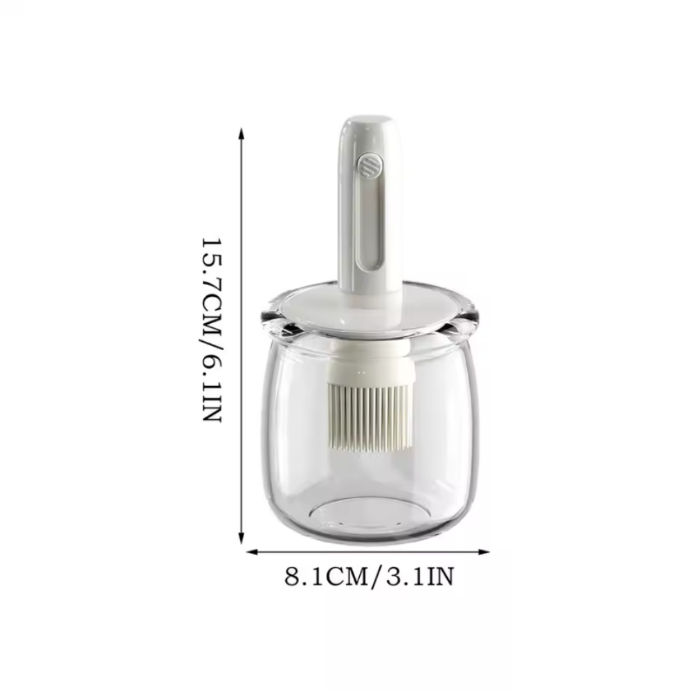 Dispenser di olio da cucina, b - Kitchen Gadgets Dispenser Brush Holder recensione e prezzo