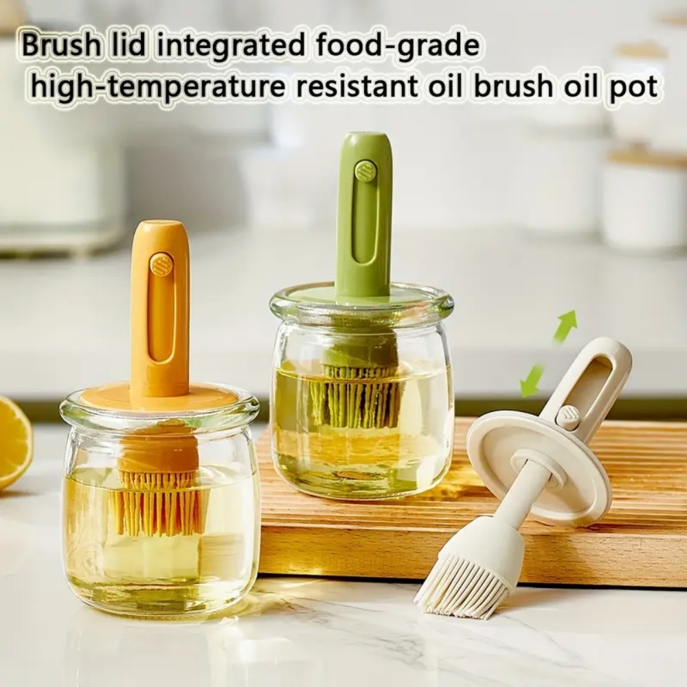 Dispenser di olio da cucina, b - Kitchen Gadgets Dispenser Brush Holder recensione e prezzo