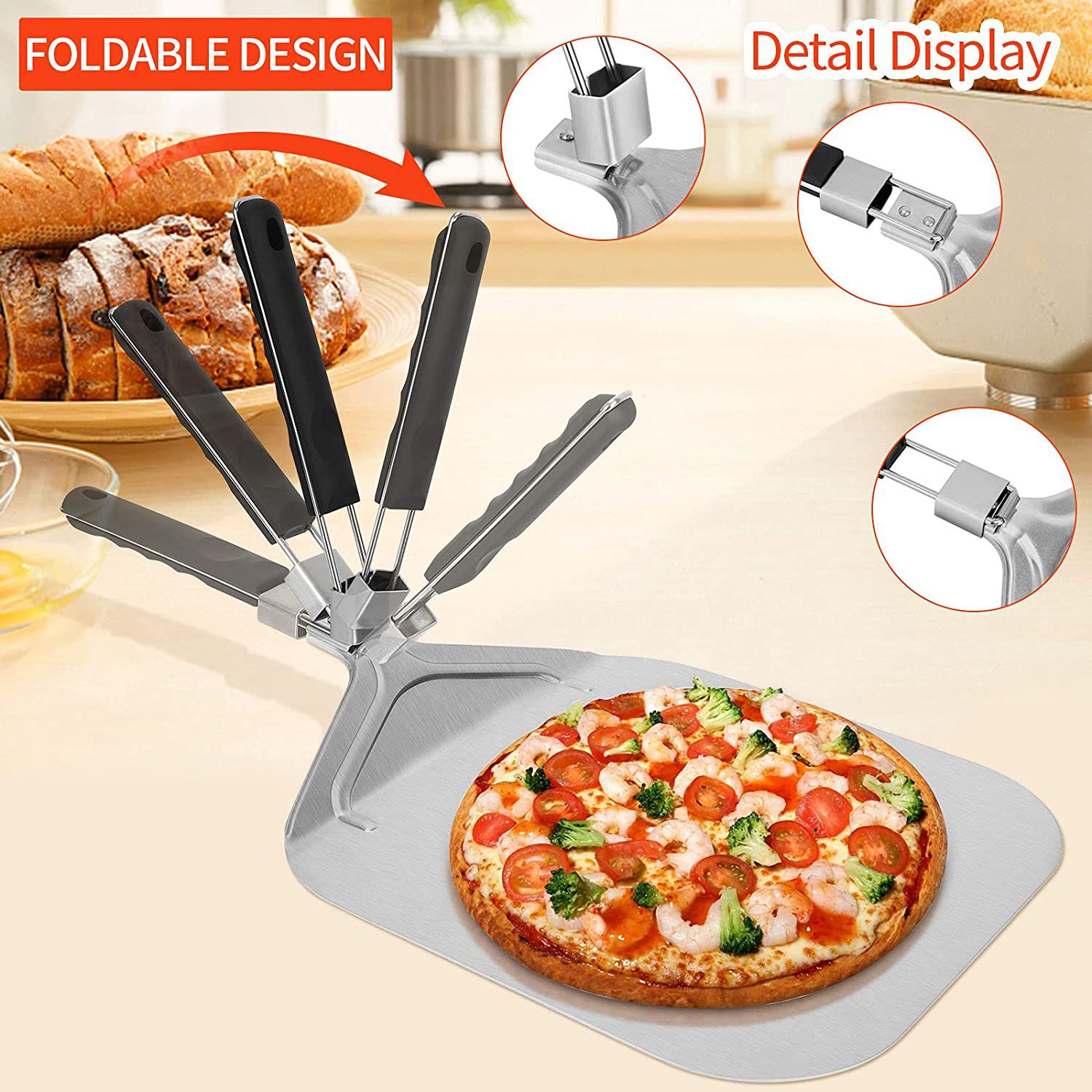WSFS! Buccia per pizza pieghev - Pizza Stone Baking recensione e prezzo