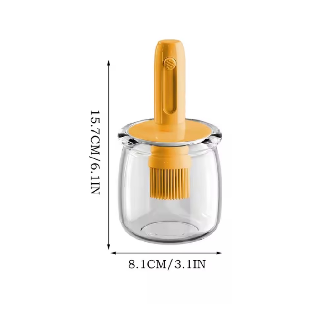 Dispenser di olio da cucina, b - Kitchen Gadgets Dispenser Brush Holder recensione e prezzo