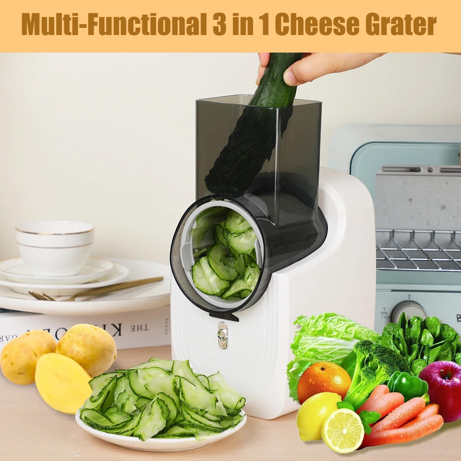Grattugia elettrica per formag - Mandoline Slicer recensione e prezzo