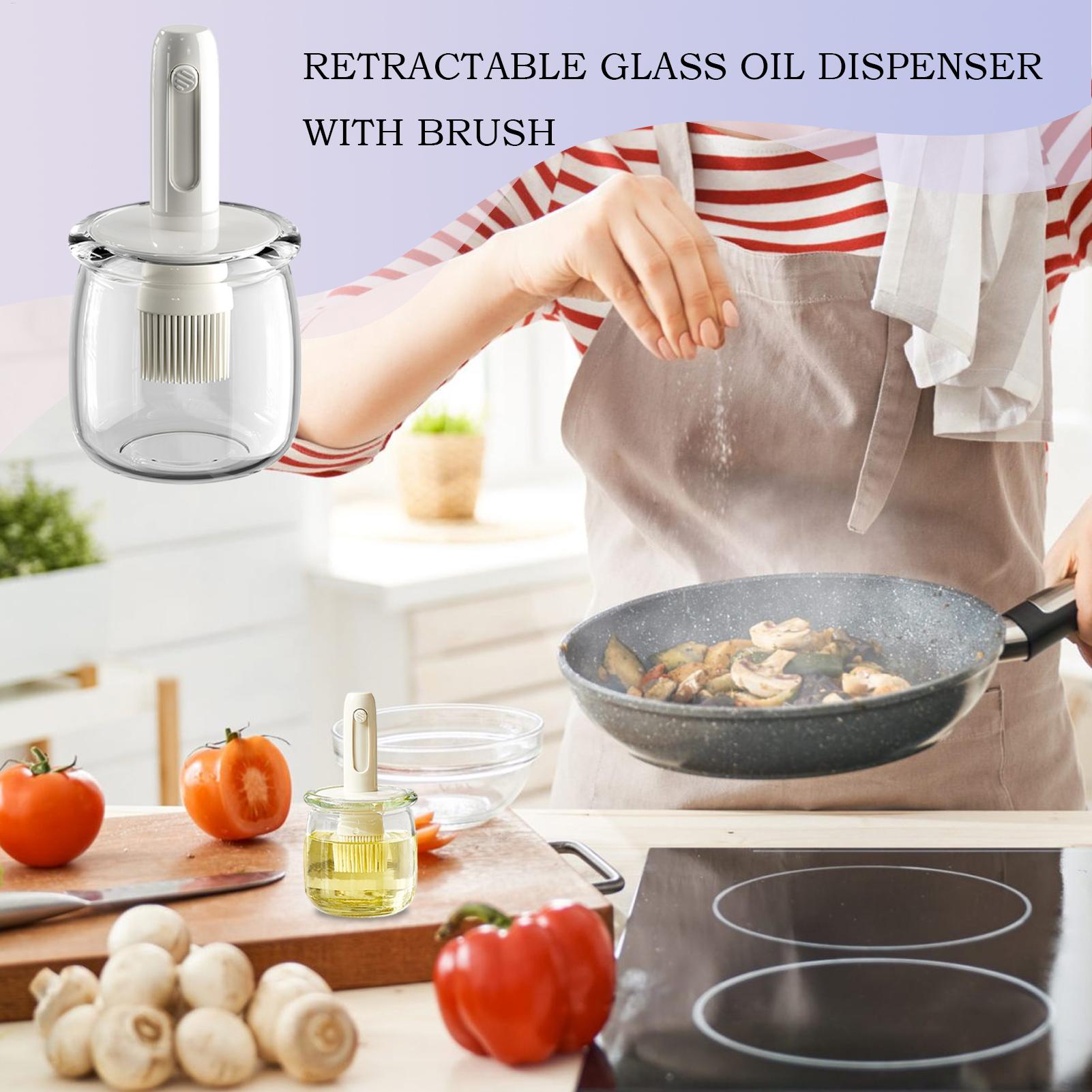 Dispenser di olio per cucina B - Kitchen Gadgets Dispenser Brush Holder recensione e prezzo