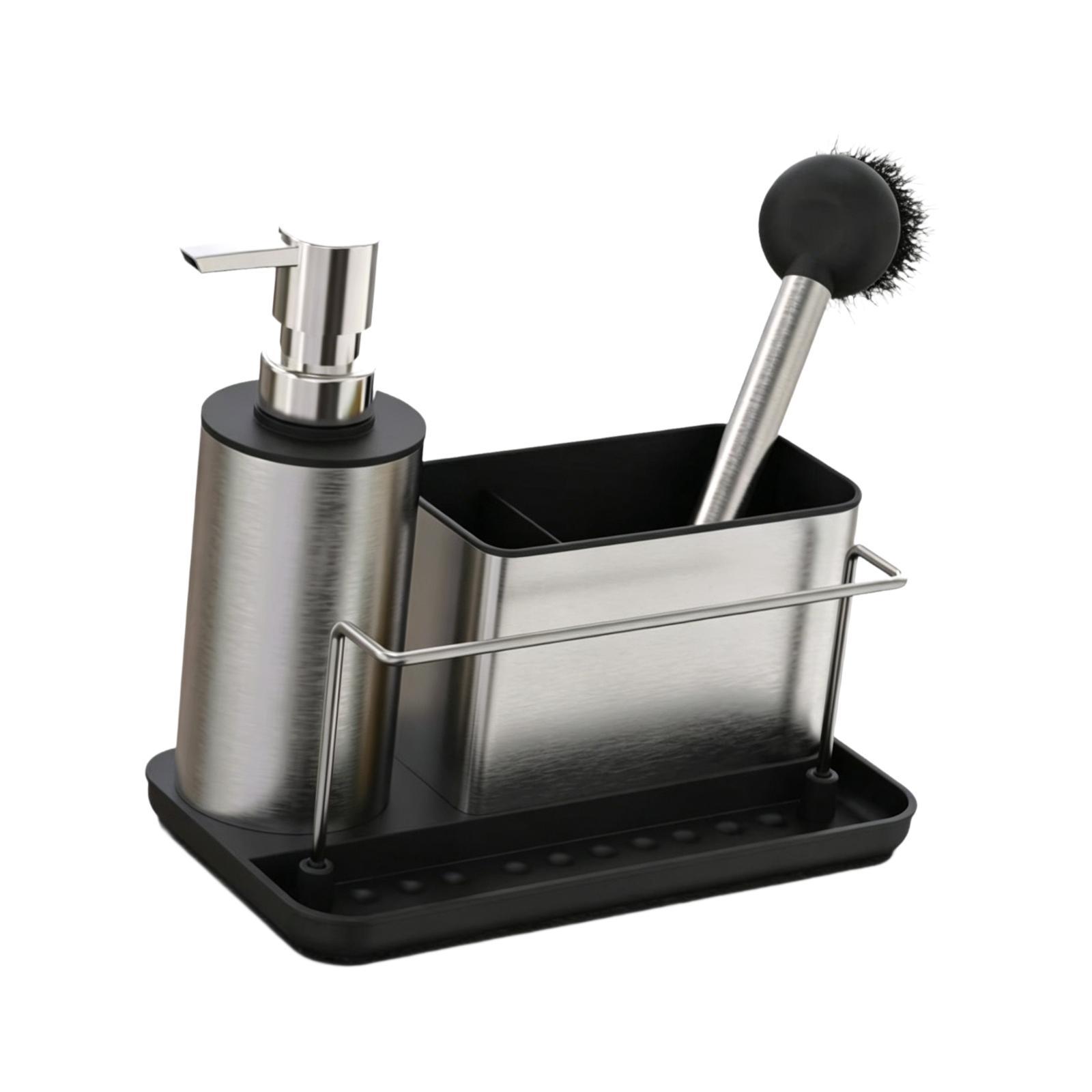 Dispenser di sapone da cucina  - Kitchen Gadgets Dispenser Brush Holder recensione e prezzo