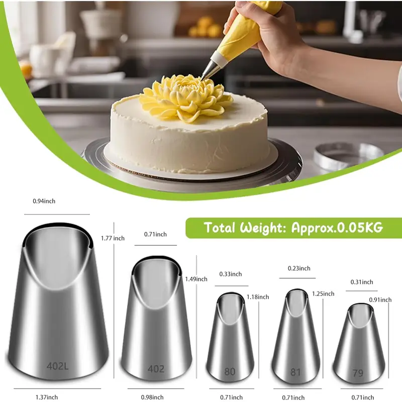 Set di 5 ugelli per decorazion - Kitchen Gadgets Worth Buying recensione e prezzo