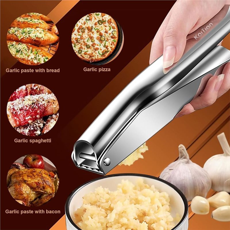 A25F-Spremiaglio in acciaio in - Manual Garlic Press recensione e prezzo
