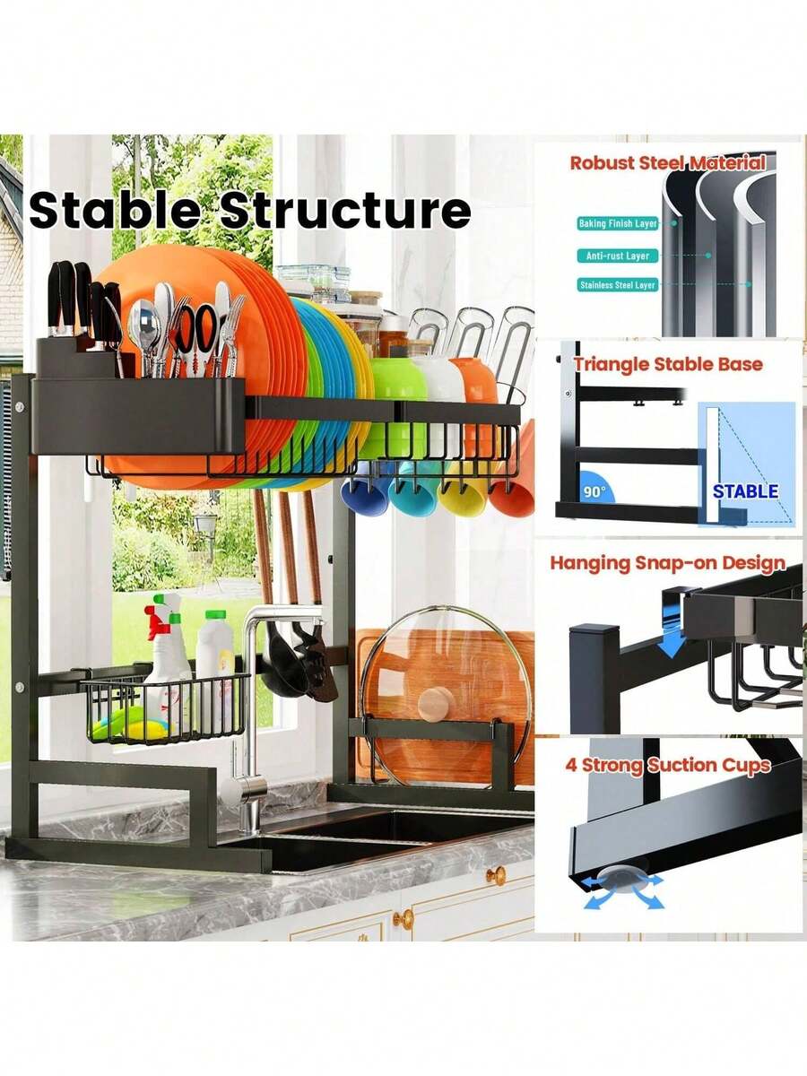 Scolapiatti a 2 livelli salvas - Kitchen Utensil Holder recensione e prezzo