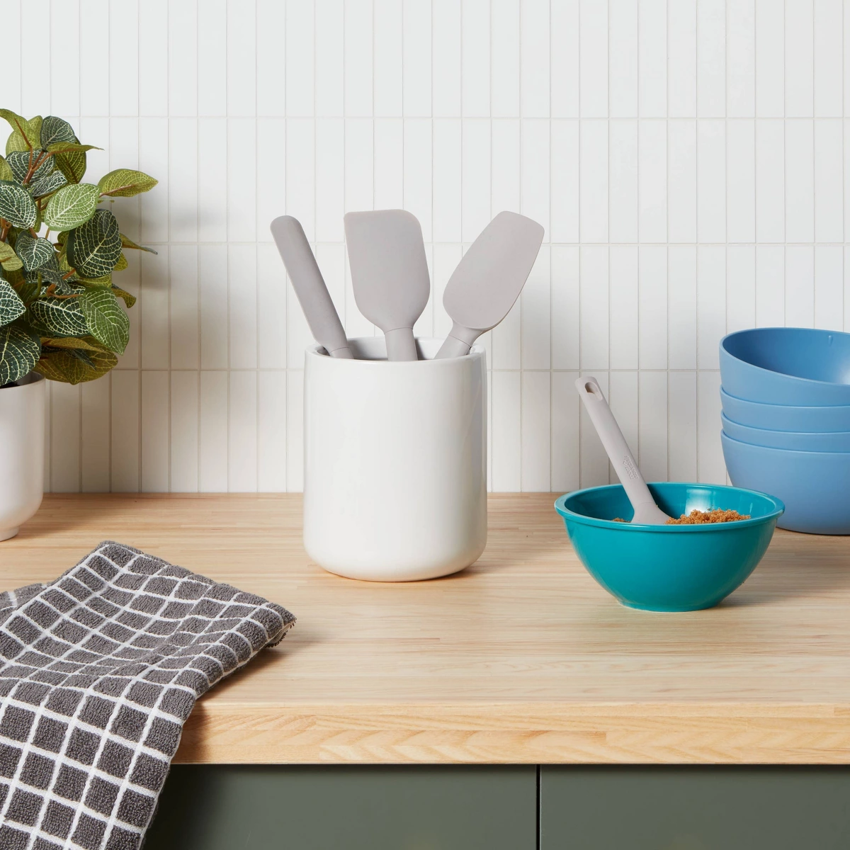 Set di 4 spatole assortite gri - Silicone Spatula Set recensione e prezzo