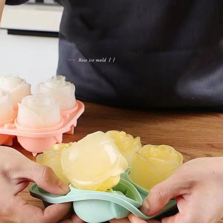 Stampi per ghiaccio rosa 3D St - Kitchen Utensil Holder recensione e prezzo