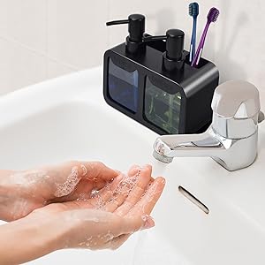 Set dispenser per sapone per l - Kitchen Gadgets Dispenser Brush Holder recensione e prezzo
