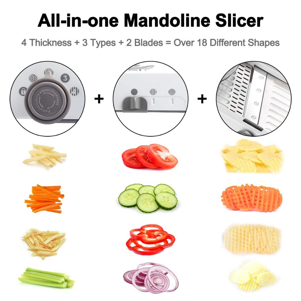 LMETJMA 18 Tipi Mandolino Rego - Mandoline Slicer recensione e prezzo