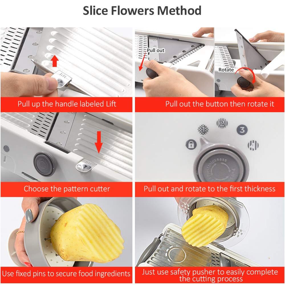 LMETJMA 18 Tipi Mandolino Rego - Mandoline Slicer recensione e prezzo