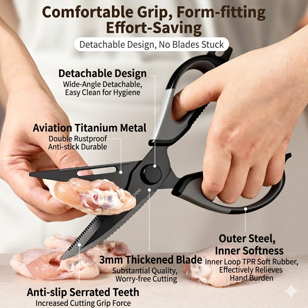 Forbici da cucina in titanio p - Kitchen Gadgets Worth Buying recensione e prezzo