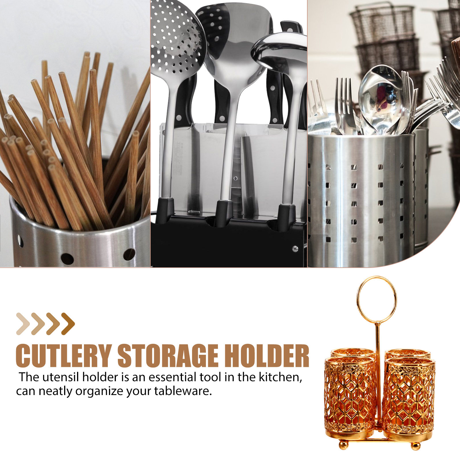 Portaposate di Grande Capacità - Kitchen Utensil Holder recensione e prezzo