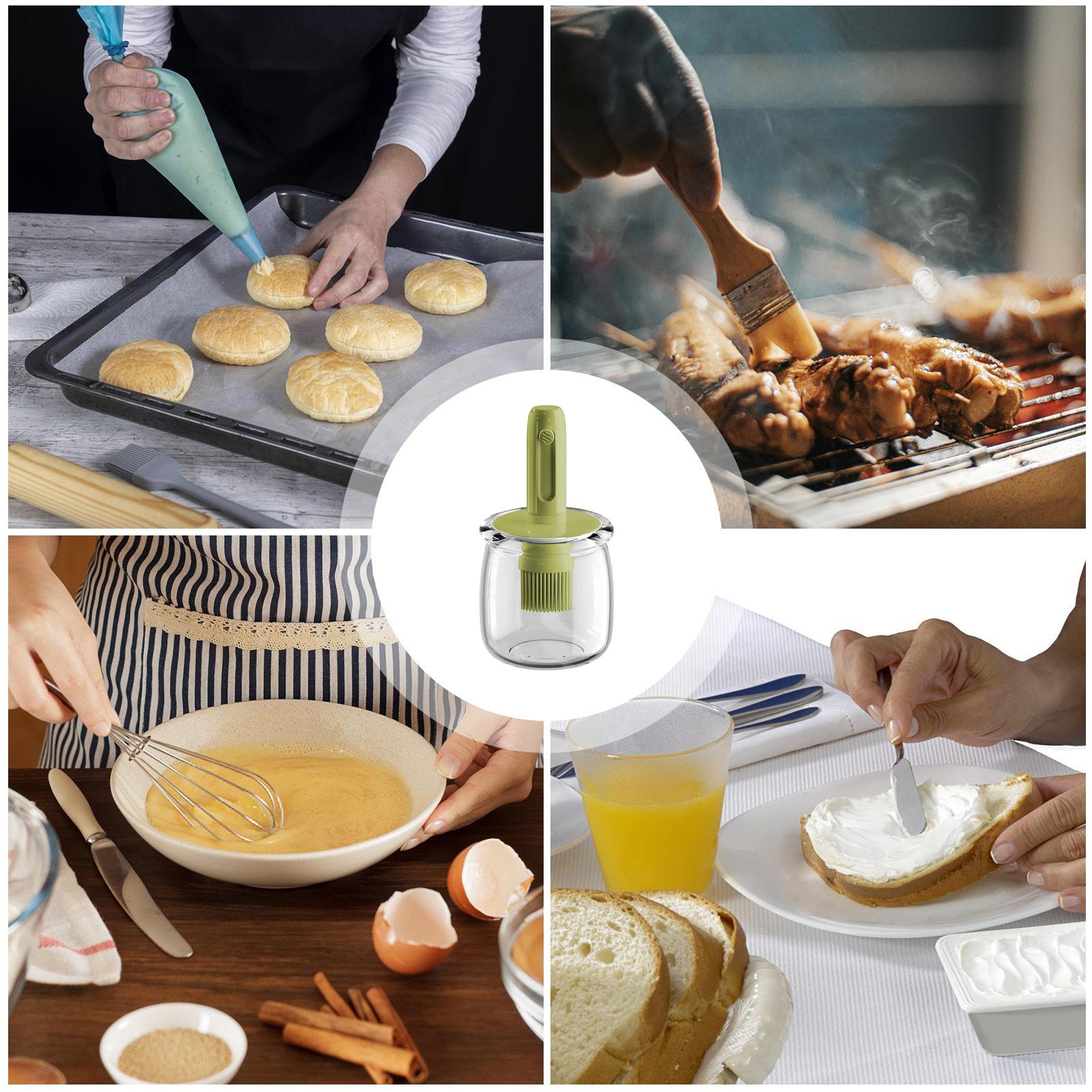 Dispenser di olio Bottiglia di - Kitchen Gadgets Dispenser Brush Holder recensione e prezzo