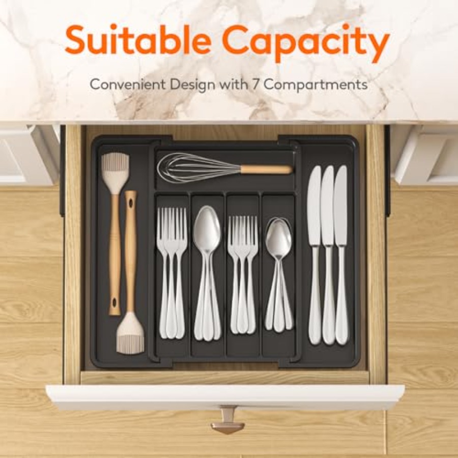 Organizzatore Espandibile per  - Kitchen Utensil Holder recensione e prezzo