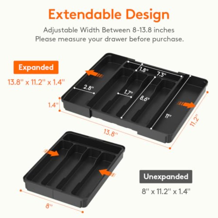 Organizzatore Espandibile per  - Kitchen Utensil Holder recensione e prezzo